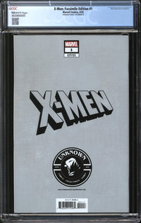 X-Men: Facsimile Edition (2025) #1 Unknown Comics Foil Edition B CGC 9.8 NM/MT