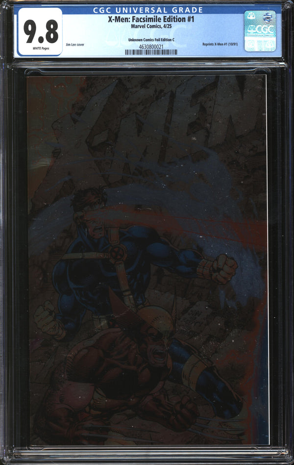 X-Men: Facsimile Edition (2025) #1 Unknown Comics Foil Edition C CGC 9.8 NM/MT