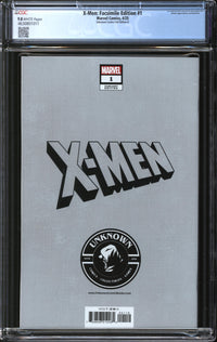 X-Men: Facsimile Edition (2025) #1 Unknown Comics Foil Edition D CGC 9.8 NM/MT