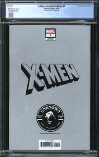 X-Men: Facsimile Edition (2025) #1 Unknown Comics Foil Edition D CGC 9.8 NM/MT