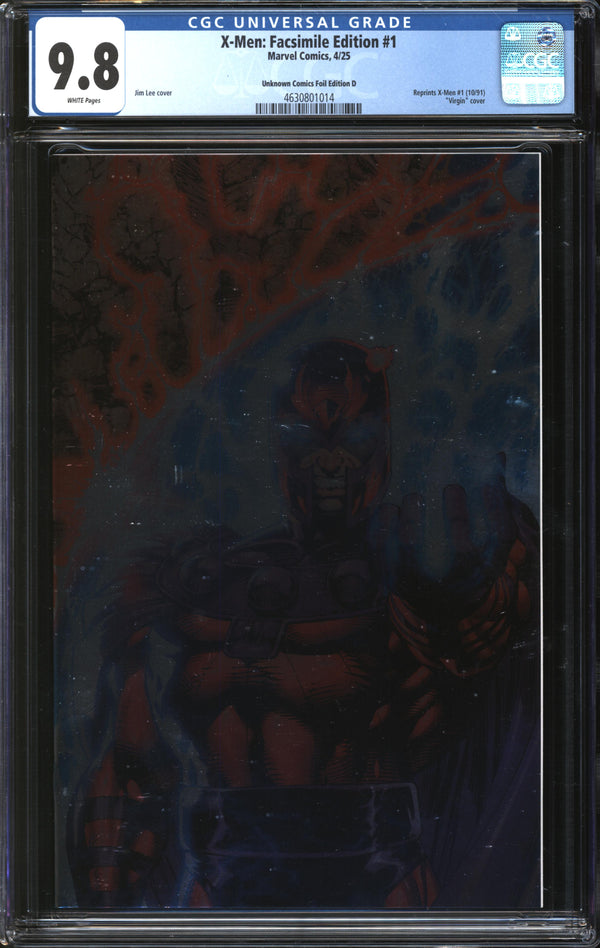 X-Men: Facsimile Edition (2025) #1 Unknown Comics Foil Edition D CGC 9.8 NM/MT