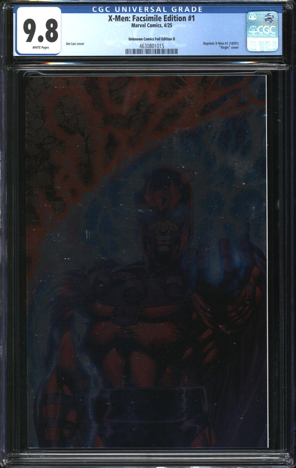 X-Men: Facsimile Edition (2025) #1 Unknown Comics Foil Edition D CGC 9.8 NM/MT