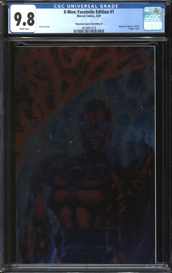 X-Men: Facsimile Edition (2025) #1 Unknown Comics Foil Edition D CGC 9.8 NM/MT