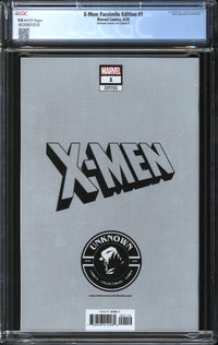 X-Men: Facsimile Edition (2025) #1 Unknown Comics Foil Edition D CGC 9.8 NM/MT
