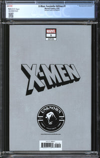 X-Men: Facsimile Edition (2025) #1 Unknown Comics Foil Edition D CGC 9.8 NM/MT