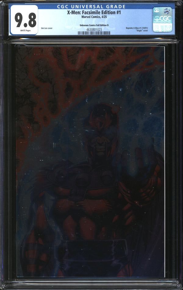 X-Men: Facsimile Edition (2025) #1 Unknown Comics Foil Edition D CGC 9.8 NM/MT