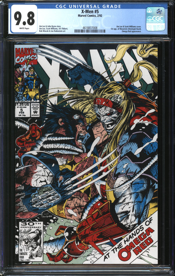 X-Men (1991) # 5 CGC 9.8 NM/MT