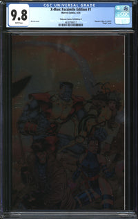 X-Men: Facsimile Edition (2025) #1 Unknown Comics Foil Edition B CGC 9.8 NM/MT