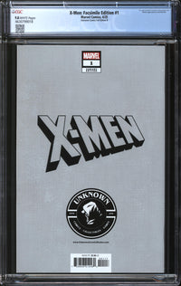 X-Men: Facsimile Edition (2025) #1 Unknown Comics Foil Edition B CGC 9.8 NM/MT