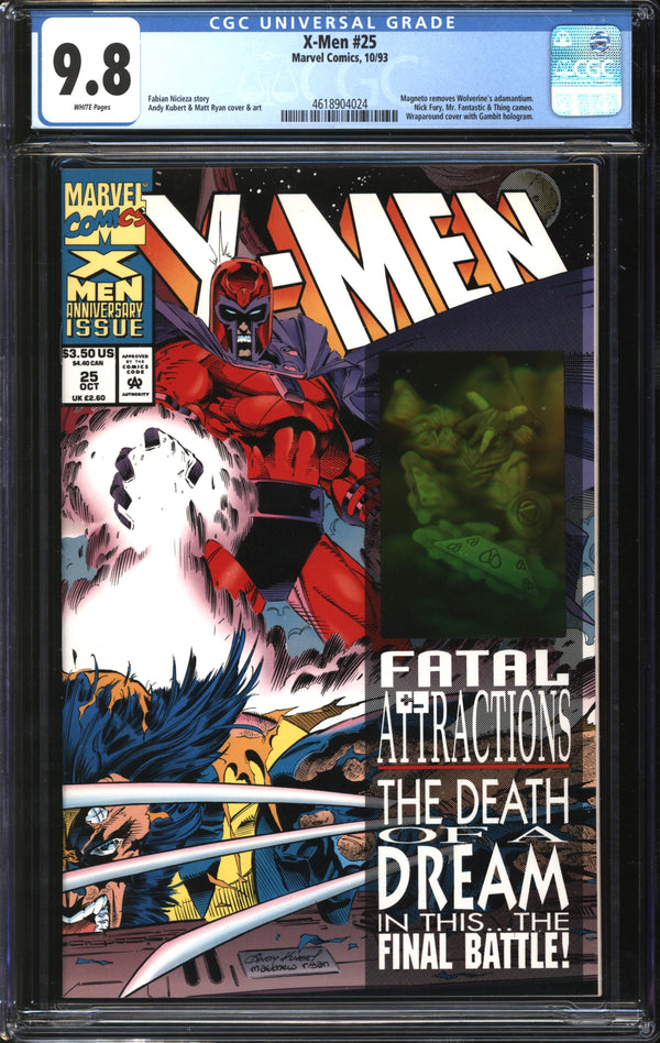 X-Men (1991) #25 CGC 9.8 NM/MT