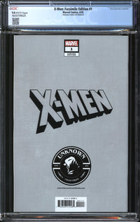 X-Men: Facsimile Edition (2025) #1 Unknown Comics Foil Edition B CGC 9.8 NM/MT