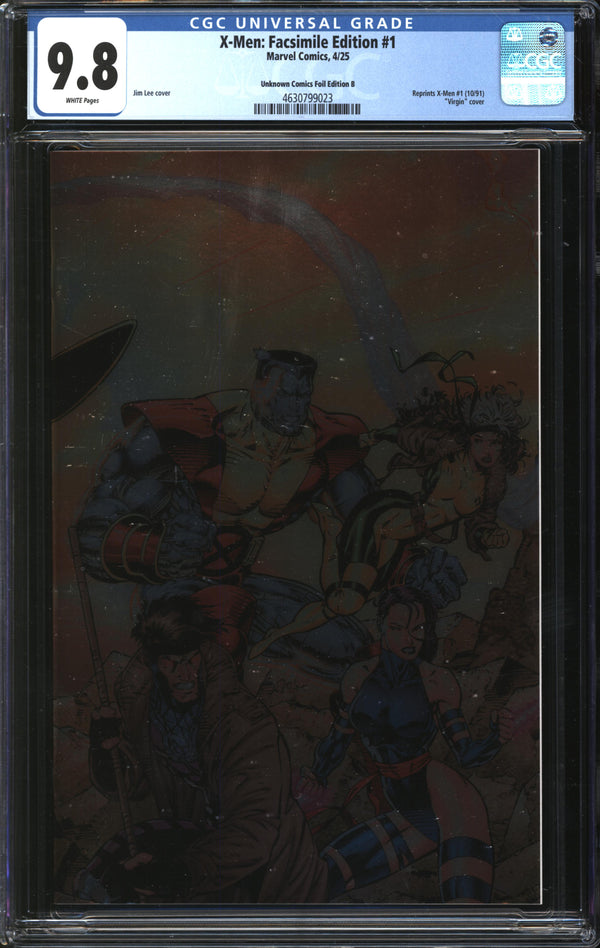 X-Men: Facsimile Edition (2025) #1 Unknown Comics Foil Edition B CGC 9.8 NM/MT