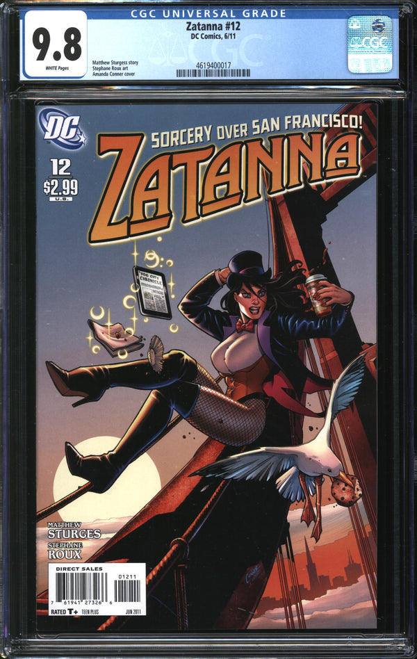 Zatanna (2010) #12 CGC 9.8 NM/MT