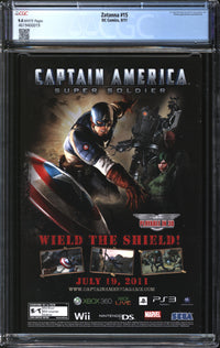 Zatanna (2010) #15 CGC 9.4 NM