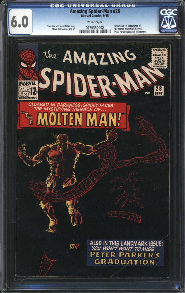 Amazing Spider-Man (1963) # 28 CGC 6.0 FN