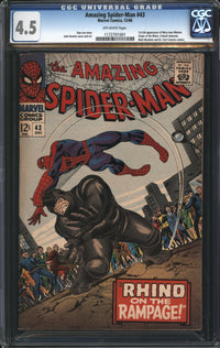 Amazing Spider-Man (1963) # 43 CGC 4.5 VG+