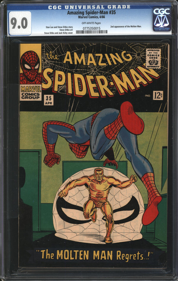 Amazing Spider-Man (1963) # 35 CGC 9.0 VF/NM