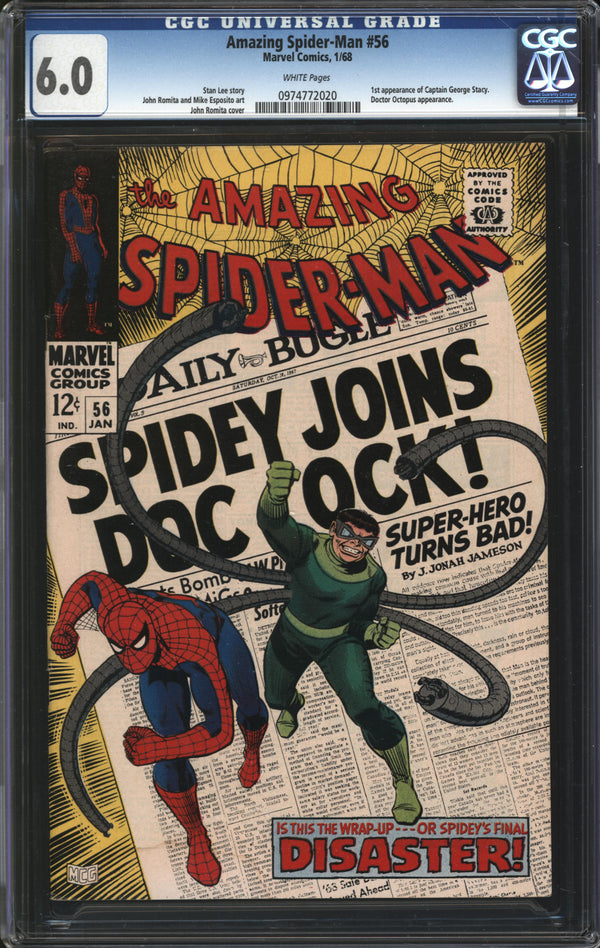 Amazing Spider-Man (1963) # 56 CGC 6.0 FN
