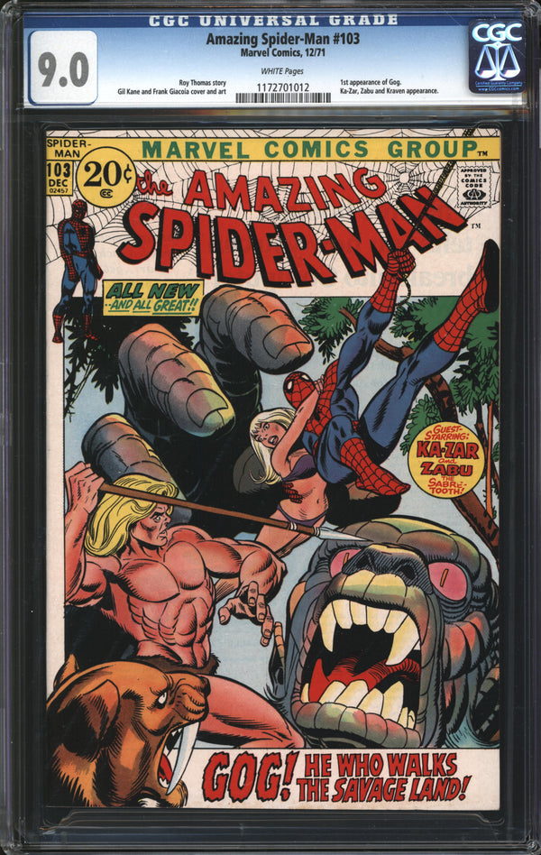 Amazing Spider-Man (1963) #103 CGC 9.0 VF/NM