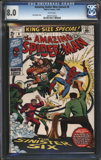 Amazing Spider-Man Annual (1969) #6 CGC 8.0 VF