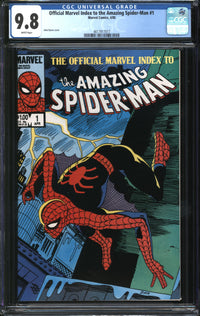 Official Marvel Index To The Amazing Spider-Man (1985) #1 CGC 9.8 NM/MT