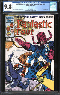 Official Marvel Index To The Fantastic Four (1985) #10 CGC 9.8 NM/MT