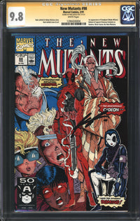 New Mutants (1983) #98 CGC Signature Series 9.8 NM/MT Signed Rob Liefeld