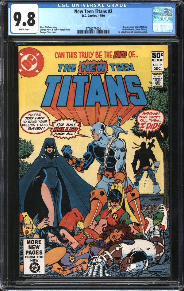 New Teen Titans (1980) #2 CGC 9.8 NM/MT