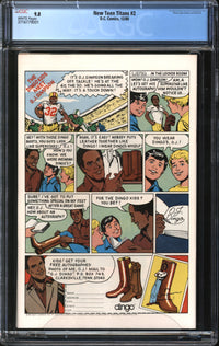 New Teen Titans (1980) #2 CGC 9.8 NM/MT