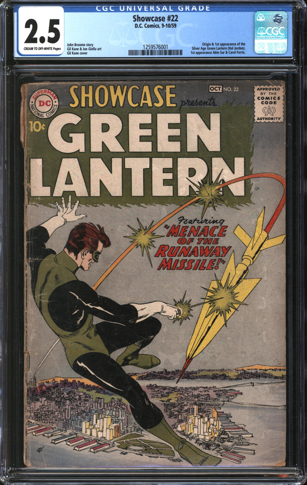 Showcase (1956) #22 CGC 2.5 GD+