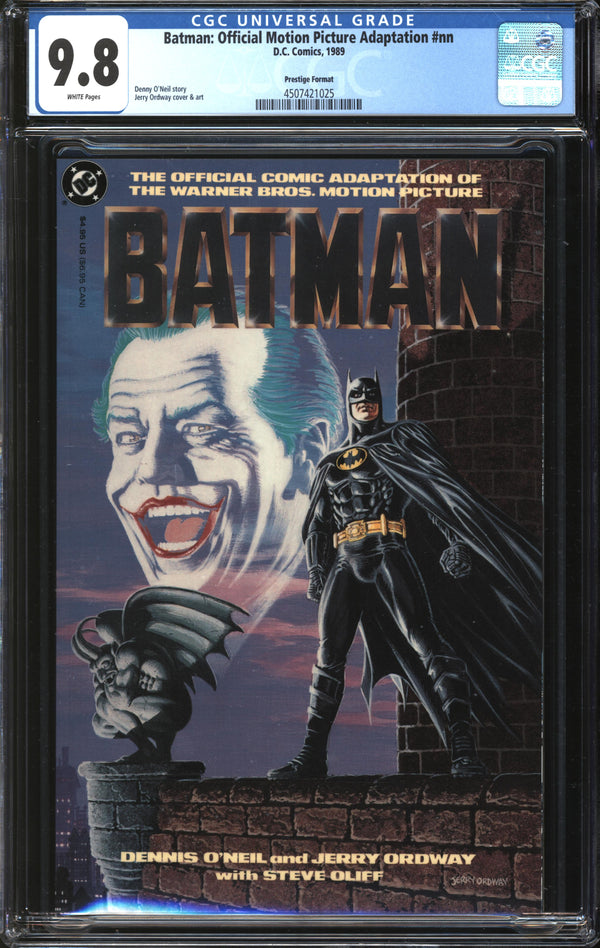 Batman: Official Motion Picture Adaptation (1989) #1 Prestige Format CGC 9.8 NM/MT