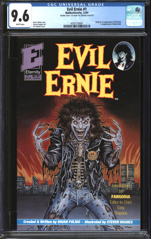 Evil Ernie (1991) #1 Double Cover CGC 9.6 NM+