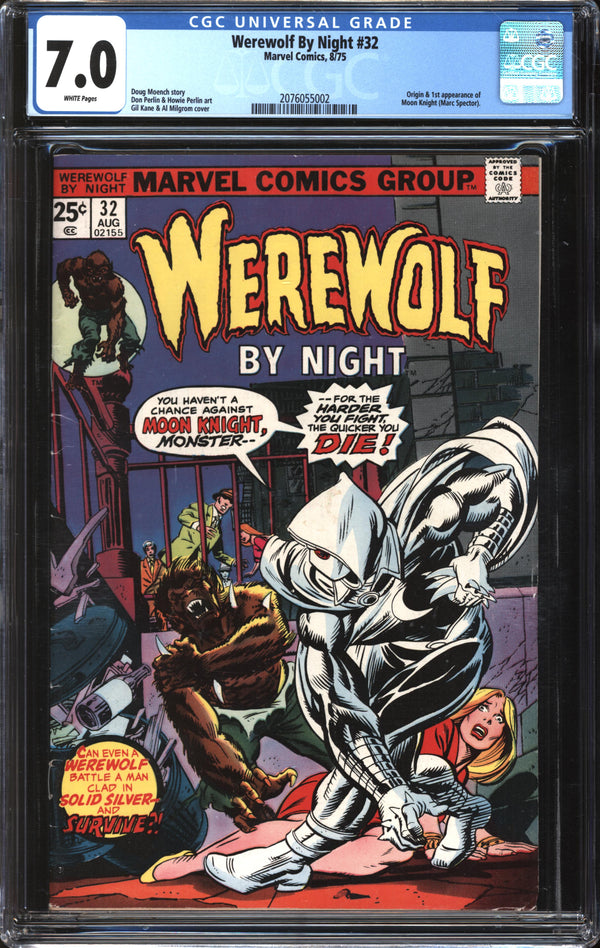 Werewolf By Night (1972) #32 CGC 7.0 FN/VF