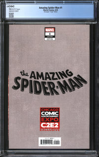 Amazing Spider-Man (2025) #1 C2E2 John Tyler Christopher Virgin Edition w/ Case CGC 9.8 NM/MT
