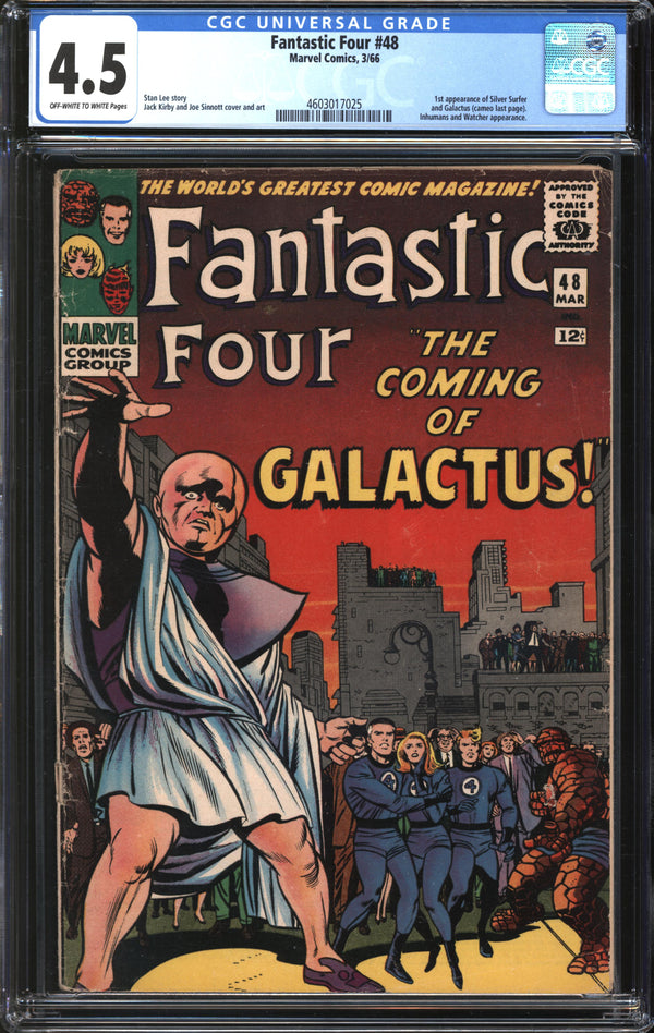 Fantastic Four (1961) # 48 CGC 4.5 VG+