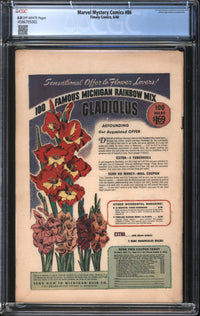 Marvel Mystery Comics (1939) #86 CGC 6.0 FN