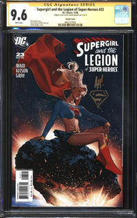 Supergirl And The Legion Of Super-Heroes (2006) #23 Adam Hughes Variant CGC Signature Series 9.6 NM+ Signed/Sketch Adam Hughes