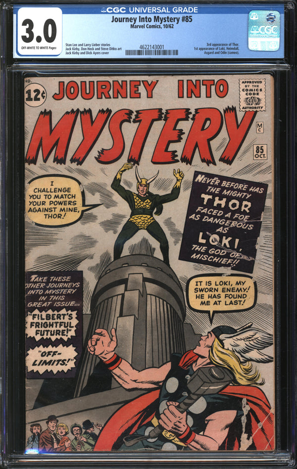 Journey Into Mystery (1952) # 85 CGC 3.0 GD/VG