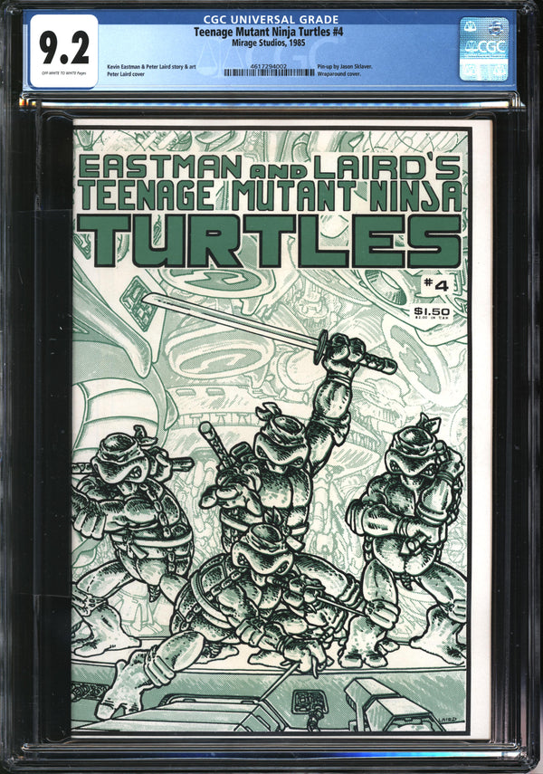 Teenage Mutant Ninja Turtles (1984) # 4 CGC 9.2 NM-