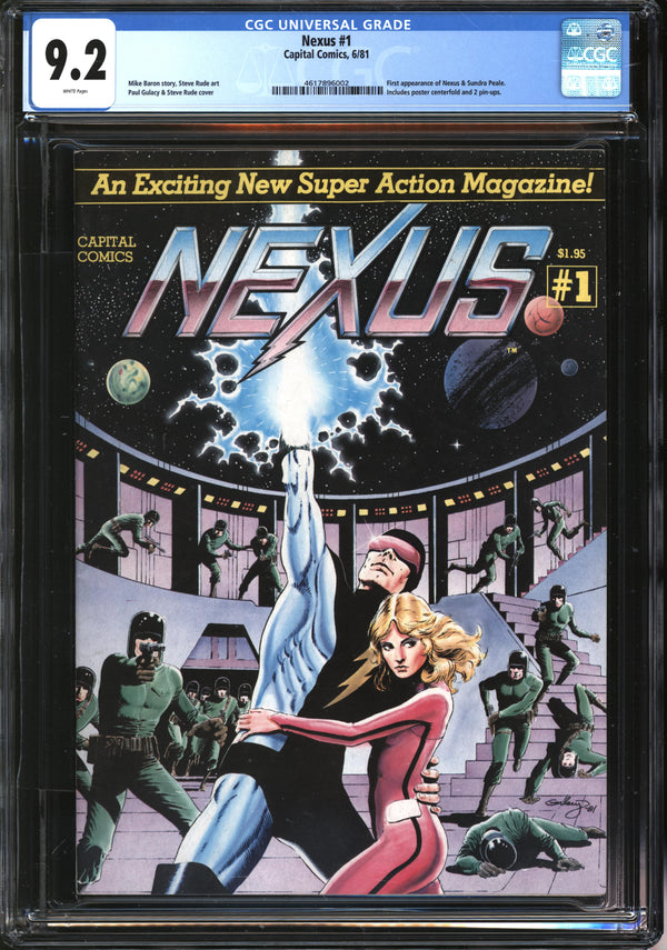Nexus (1981) #1 CGC 9.2 NM-