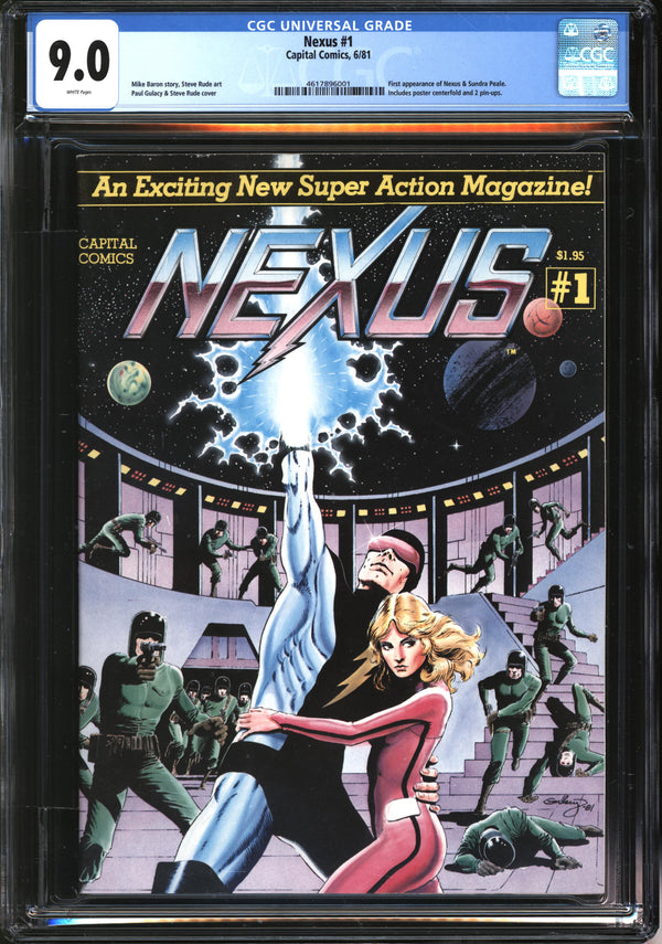 Nexus (1981) #1 CGC 9.0 VF/NM