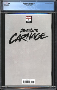 Absolute Carnage (2019) #1 Stanley "Artgerm" Lau Virgin Edition CGC 9.8 NM/MT