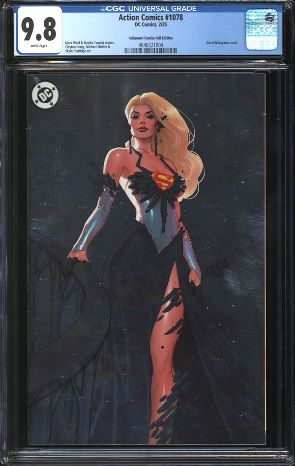 Action Comics (2016) #1078 David Nakayama Unknown Comics Foil Edition CGC 9.8 NM/MT