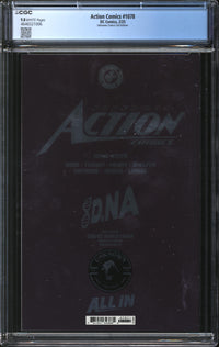 Action Comics (2016) #1078 David Nakayama Unknown Comics Foil Edition CGC 9.8 NM/MT