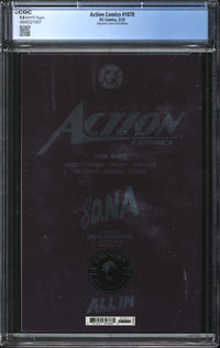 Action Comics (2016) #1078 David Nakayama Unknown Comics Foil Edition CGC 9.8 NM/MT