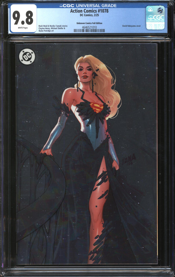 Action Comics (2016) #1078 David Nakayama Unknown Comics Foil Edition CGC 9.8 NM/MT