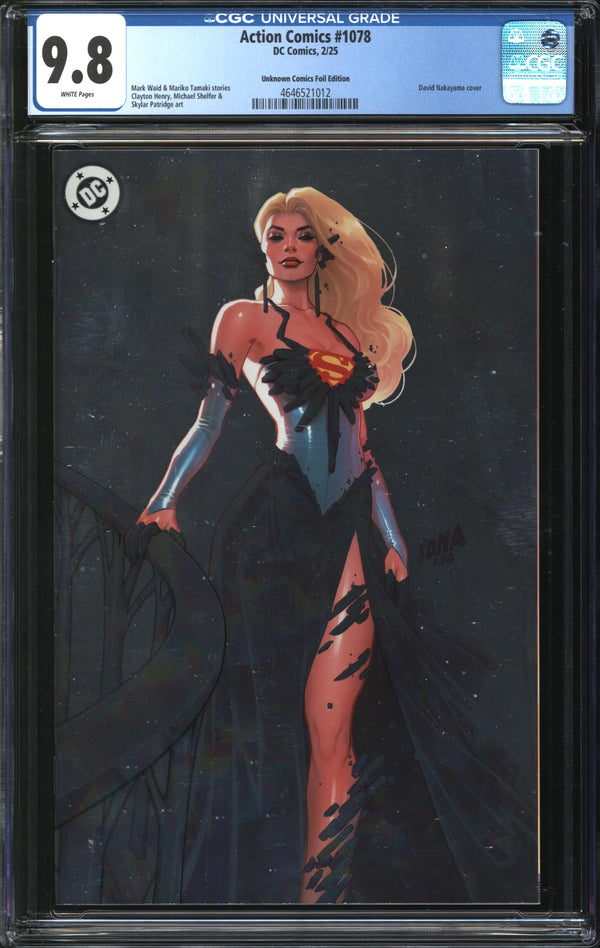 Action Comics (2016) #1078 David Nakayama Unknown Comics Foil Edition CGC 9.8 NM/MT