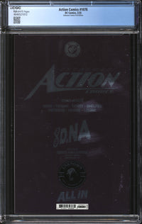 Action Comics (2016) #1078 David Nakayama Unknown Comics Foil Edition CGC 9.8 NM/MT