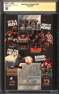 Adventures Of Superman (1987) #500 Collector's Edition CGC x JSA Signature Series 9.8 NM/MT Signed/Numbered Jerry Ordway