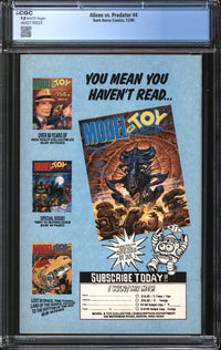 Aliens Vs. Predator (1990) #4 CGC 9.8 NM/MT